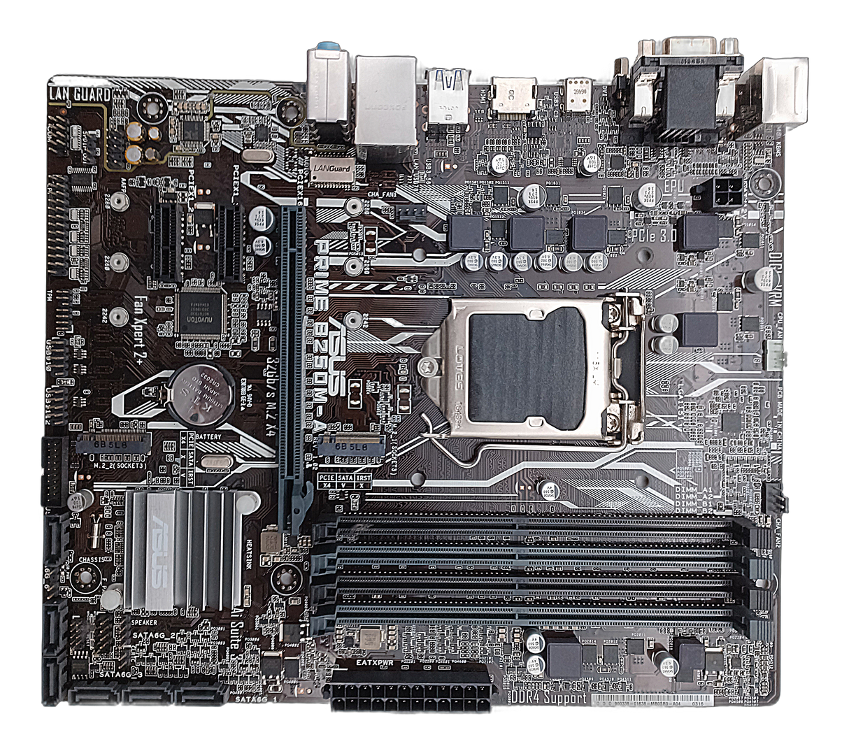 Asus Prime B250M-A Intel Socket 1151 DDR4 mATX Motherboard w/ BIOS Update