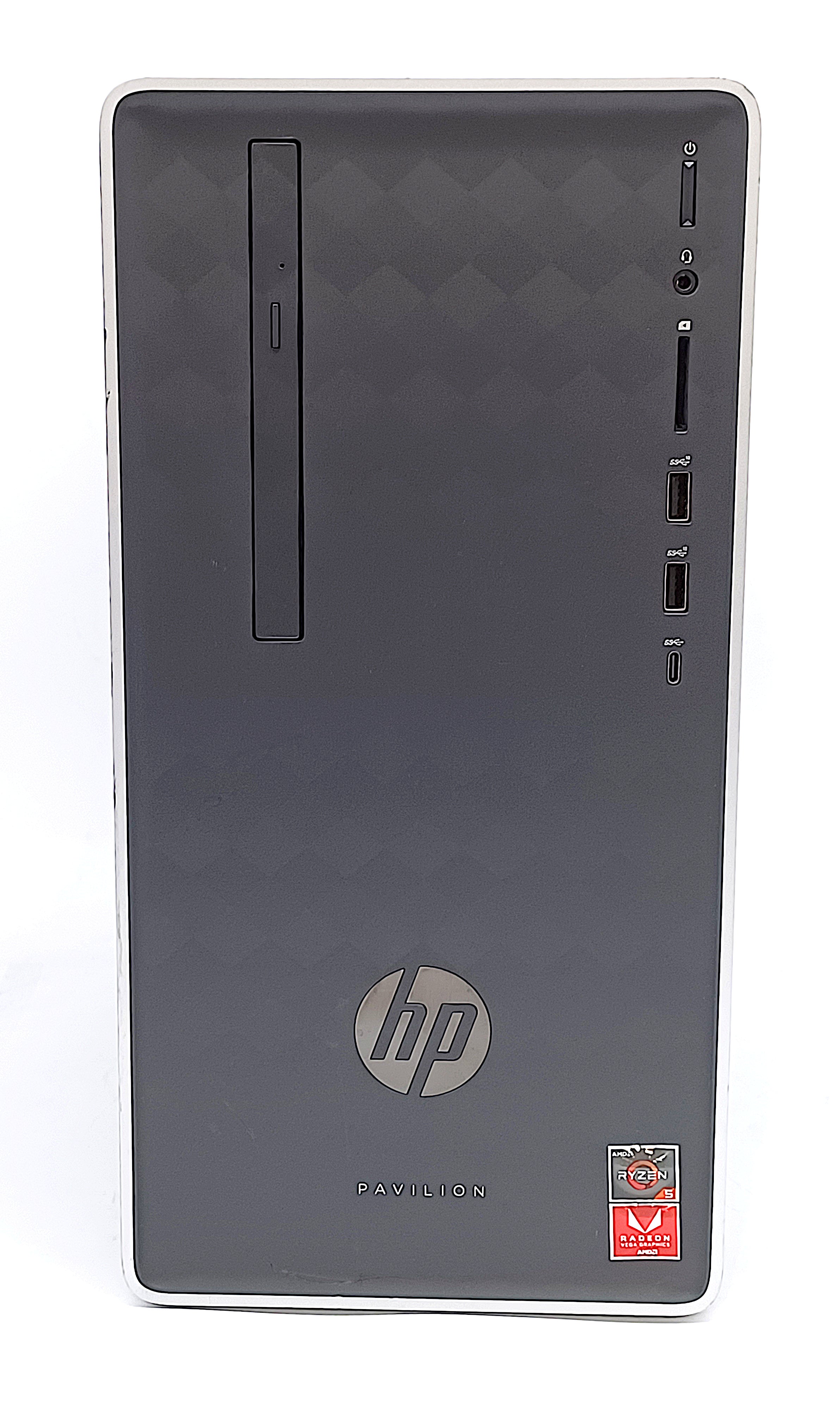 HP Pavilion 590-p0053na Desktop PC Ryzen 5 16GB RAM 256GB NVMe 3TB HDD