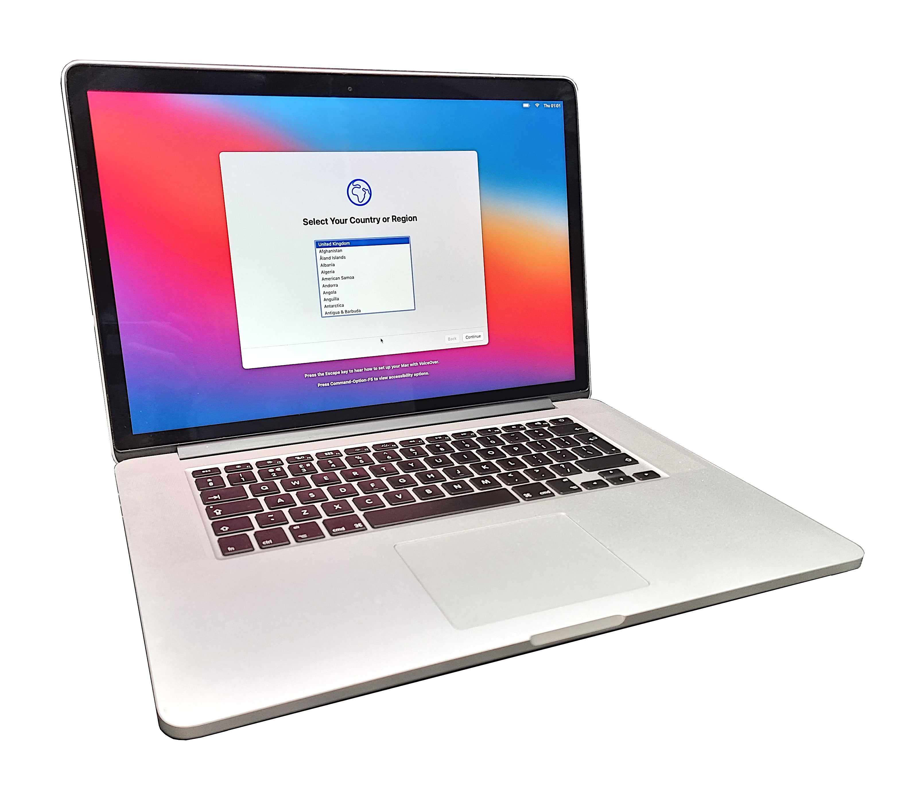 Apple MacBook Pro 2013 Laptop, 15" Core i7 4th Gen, 8GB RAM, 500GB SSD, Big Sur