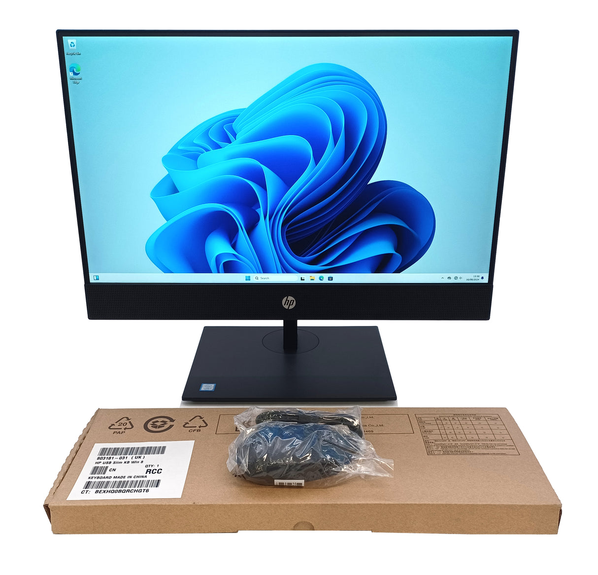 HP ProOne 600 G4 AiO PC, 21.5" Core i5 8th Gen, 8GB RAM, 256GB SSD