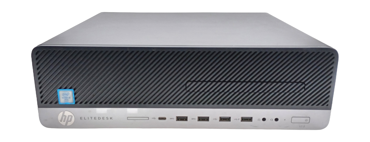 HP EliteDesk 800 G3 SFF PC, 6th Gen i5 CPU, 8GB RAM, 128GB SSD