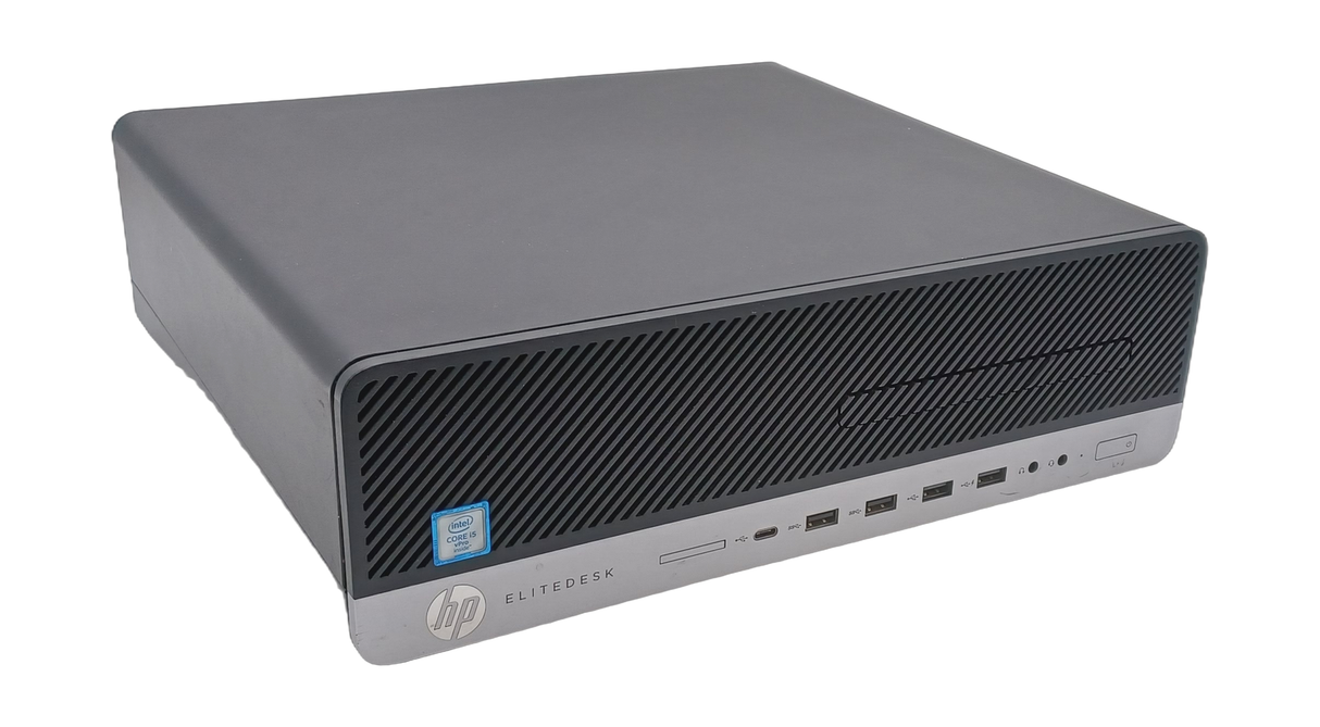 HP EliteDesk 800 G3 SFF PC, 6th Gen i5 CPU, 8GB RAM, 128GB SSD