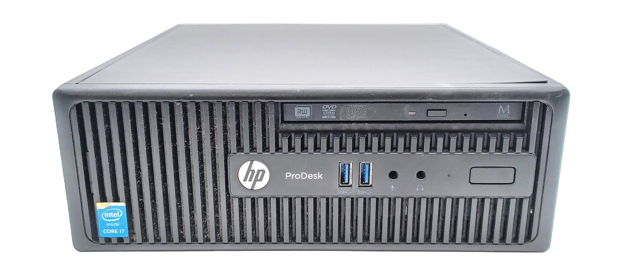 HP ProDesk 400 G2.5 SFF PC: 4th Gen i7 CPU, 8GB RAM, 128GB SSD