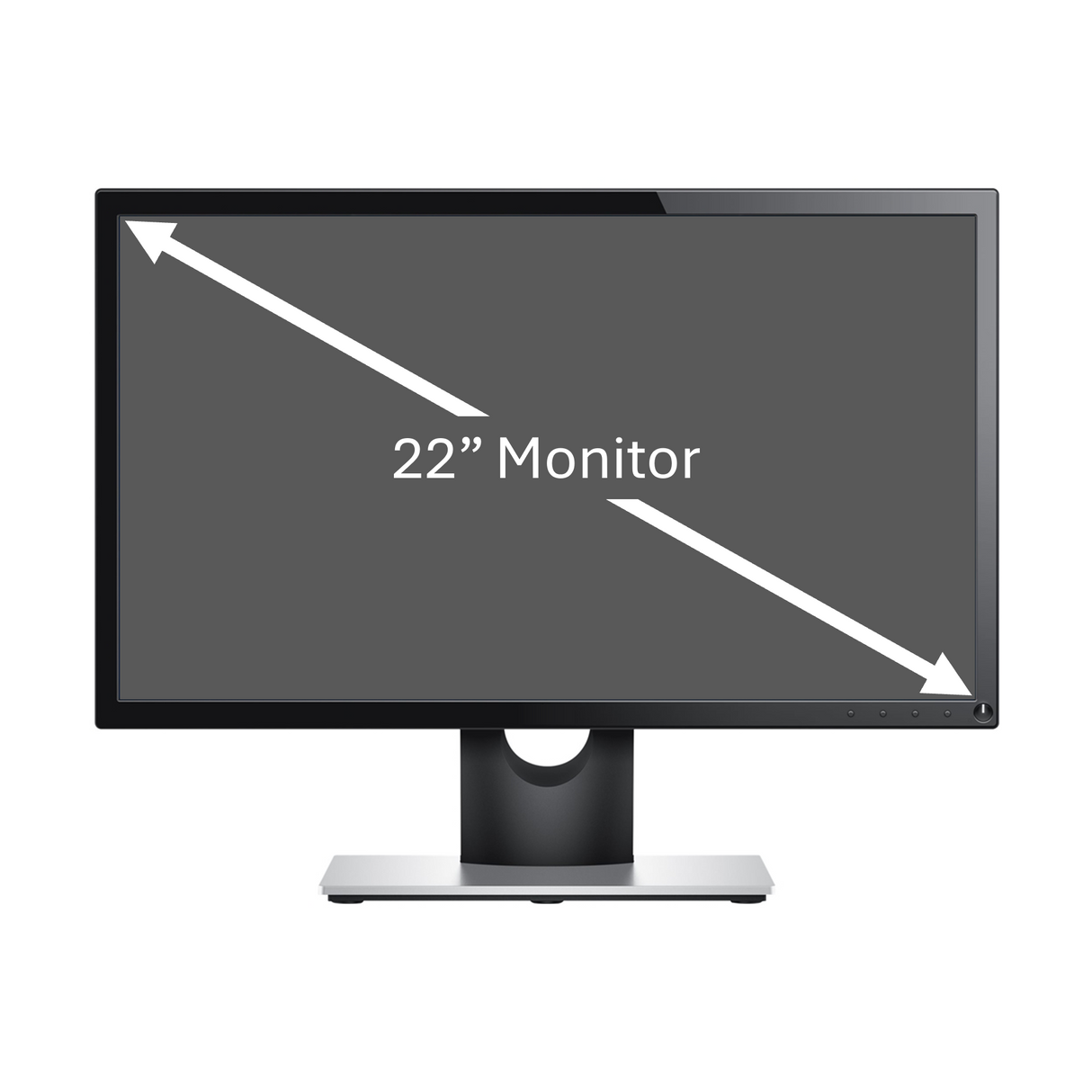 Generic 22" Monitor with DisplayPort/HDMI Cable