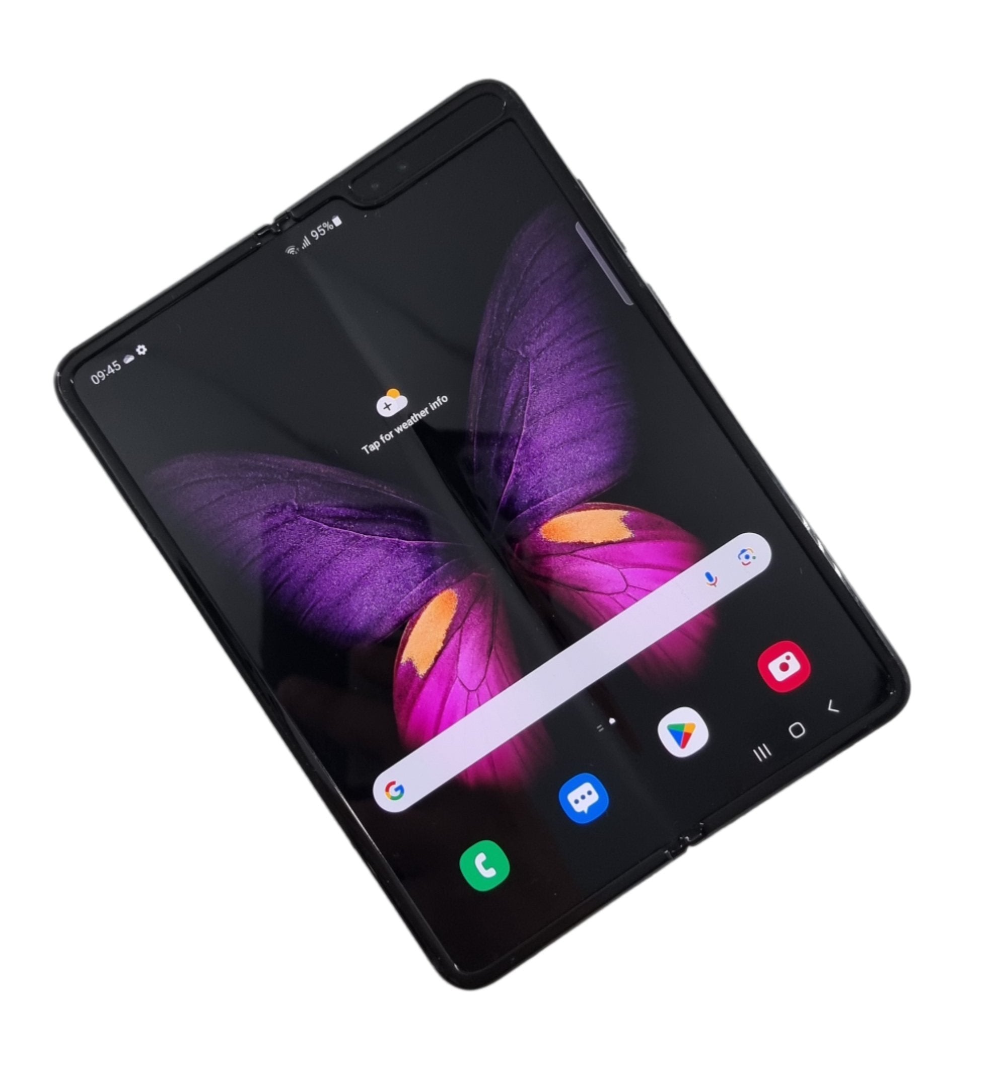 Samsung Galaxy Fold 5G Smartphone, 512GB, Network Unlocked, Black, SM-F907B