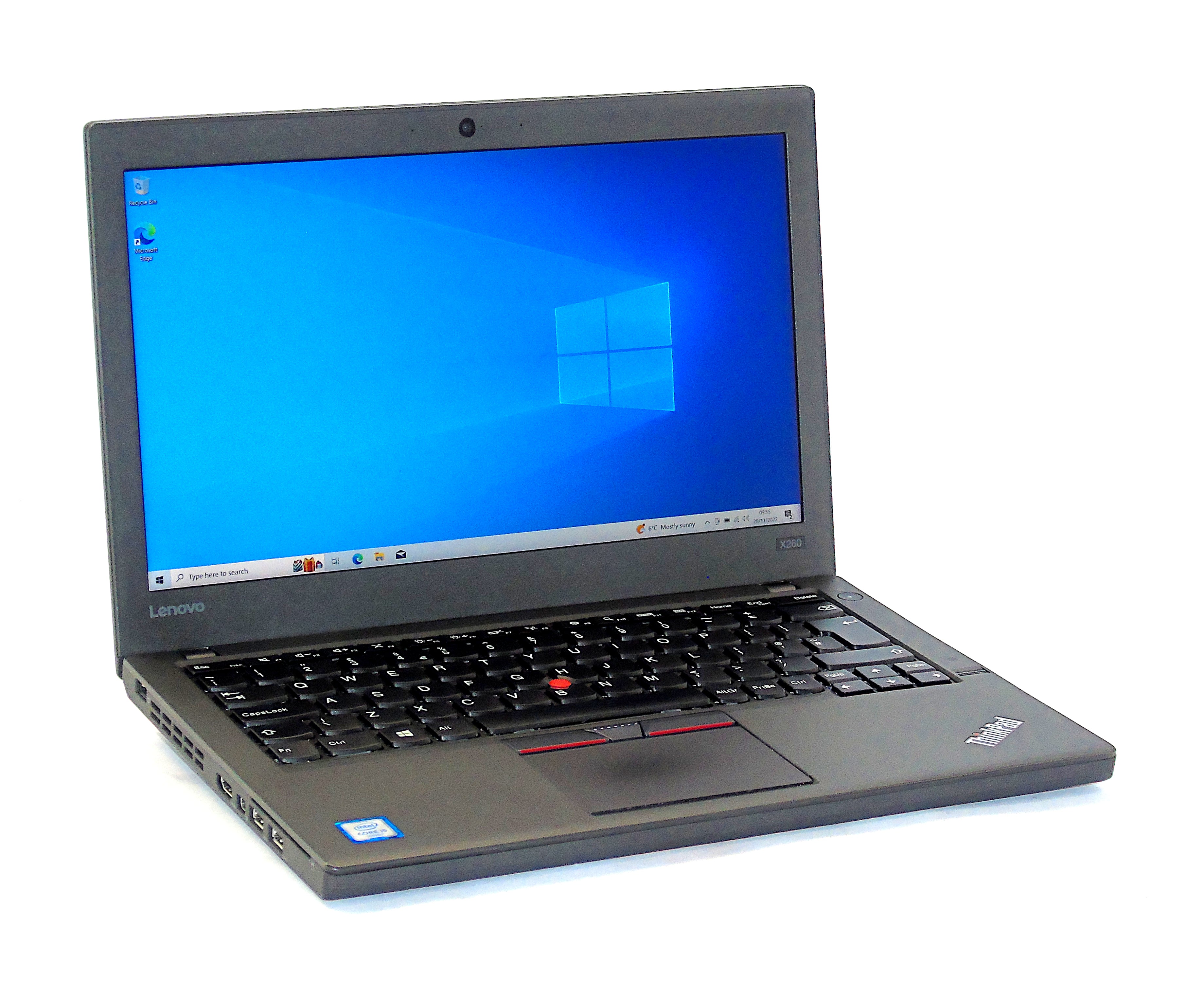 Lenovo ThinkPad X260 Laptop, 12.5" i5 6th Gen, 8GB RAM, 240GB SSD