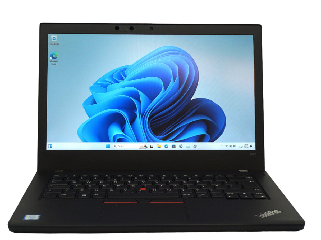 Lenovo ThinkPad T480 Laptop, 14" Touch, i7 8th Gen, 16GB, 240GB SSD