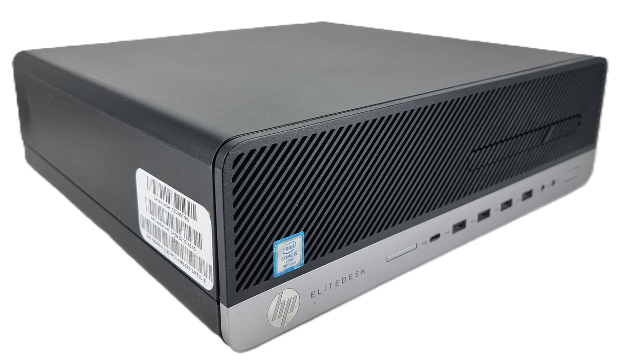 HP EliteDesk 800 G4 SFF PC, Core i5 8th Gen, 8GB RAM, 256GB SSD