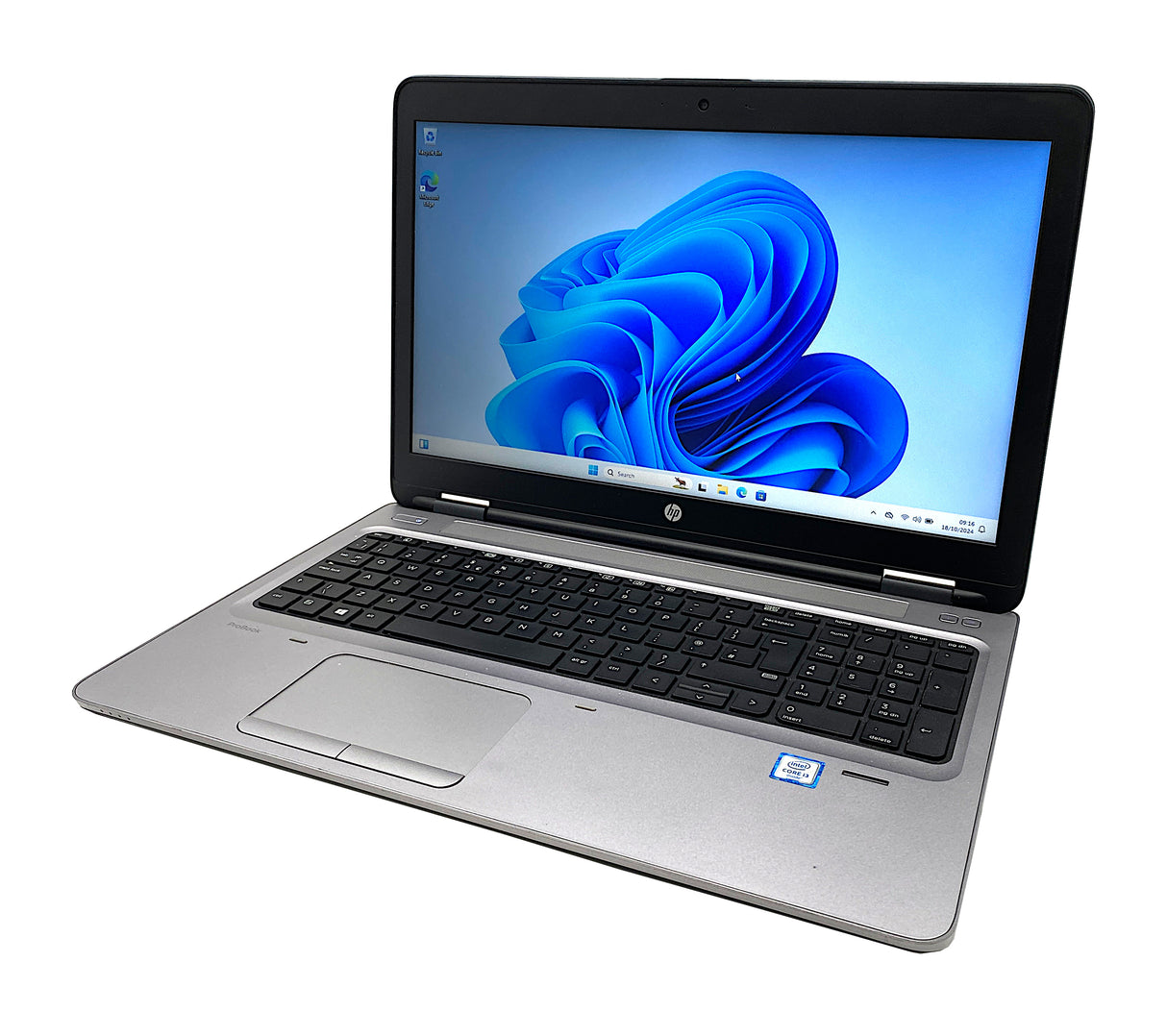 HP ProBook 650 G2 Laptop, 15.5" Core i3 6th Gen, 8GB RAM, 256GB SSD